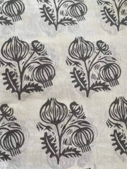 Indian Cotton Block Print Fabric by the Yard -Sewing and Quilting Fabric - Rohiyaan